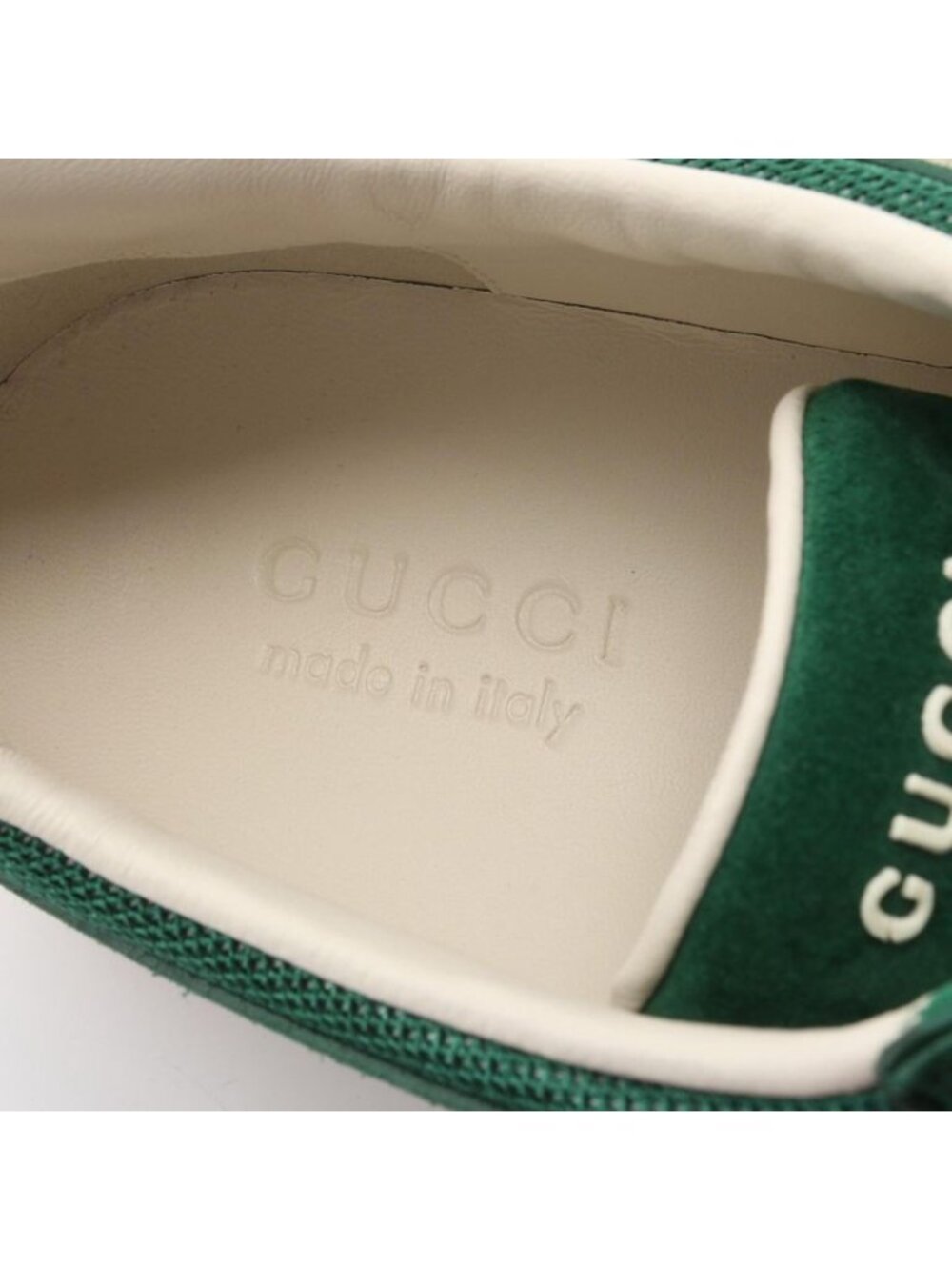 Gucci Sneakers Suede Green - Picture 5 of 7
